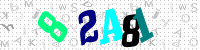 Blue Captcha Image